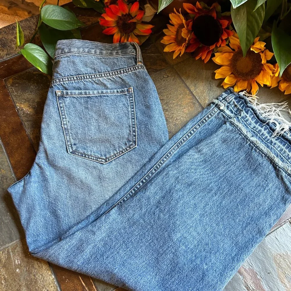 We the Free Button-Fly Jeans w/Double-Frayed Hem - Picture 3 of 16